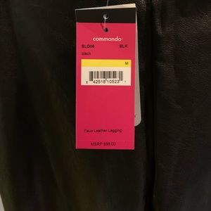 NWT Black Commando Leggings
